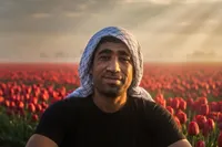 تشییع پیکر شهید مدافع تنگه هرمز در جزیره هرمز