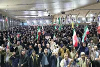 تصاویر/ تجمع مردم انقلابی یاسوج در شب چهل و سوم تجمع خونخواهی رهبر شهید انقلاب