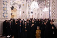 تصاویر/ تشرف بانوان دانشجوی شاهد و ایثارگر دانشگاه فرهنگیان به حرم مطهر رضوی