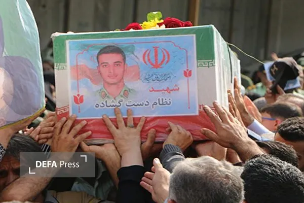 پیکر مطهر شهید «دست‌گشاده» در آمل آرام گرفت