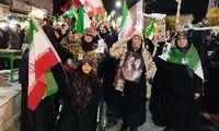 فیلم/ تجمع و راهپیمایی شبانه مردم آستانه اشرفیه