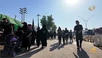 فیلم/ گزارشی از حال و هوای زائران حسینی در مسیر پیاده روی اربعین