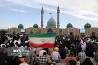 قرائت دعای عرفه در مسجد مقدس جمکران