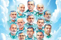 اولین سالگرد شهدای اقتدار جنگ تحمیلی ۱۲ روزه برگزار شد