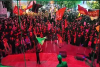 فیلم/ حماسه حضور پرشور ایلامی‌ها در شب پنجم محرم