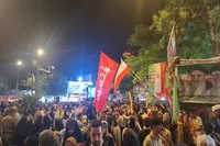 تصاویر/ طنین غدیر در نود و ششمین قرار شبانه مردم باب الرضا (ع)