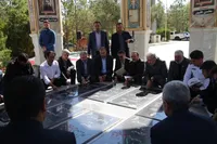 تصاویر/ جلسه بررسی آخرین وضعیت یادمان ۸ شهید گمنام پارک جنگلی ارومیه