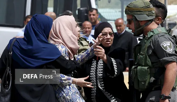 بازداشت زنان فلسطینی