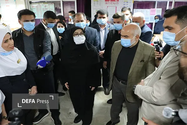 بازدید سخنگوی دولت از بیمارستان شهید بقایی اهواز بازدید سخنگوی دولت از بیمارستان شهید بقایی اهواز