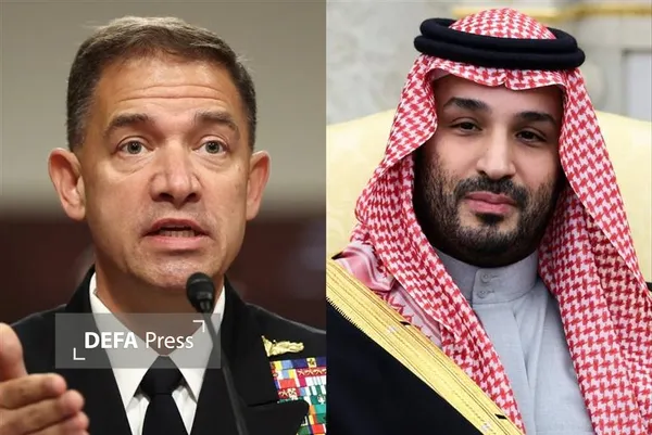 دیدار بن سلمان و سرکرده سنتکام در ریاض
