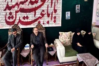 دیدار سرهنگ پاداش با خانواده دانش‌آموز شهید «محمدمهدی حسین‌خانی»+ تصاویر