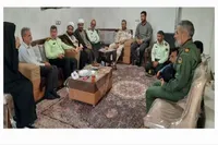 جانشین انتظامی استان کرمان با خانواده شهید «امین افشارپور» دیدار کرد