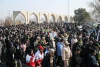 تصاویر/ تشییع پیکر شهید مرزبانی مهدی مصطفایی در تبریز