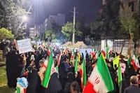 فیلم/ شصت و چهارمین تجمع گسترده مردم وقت شناس و بصیر کرمانشاه در خیابان