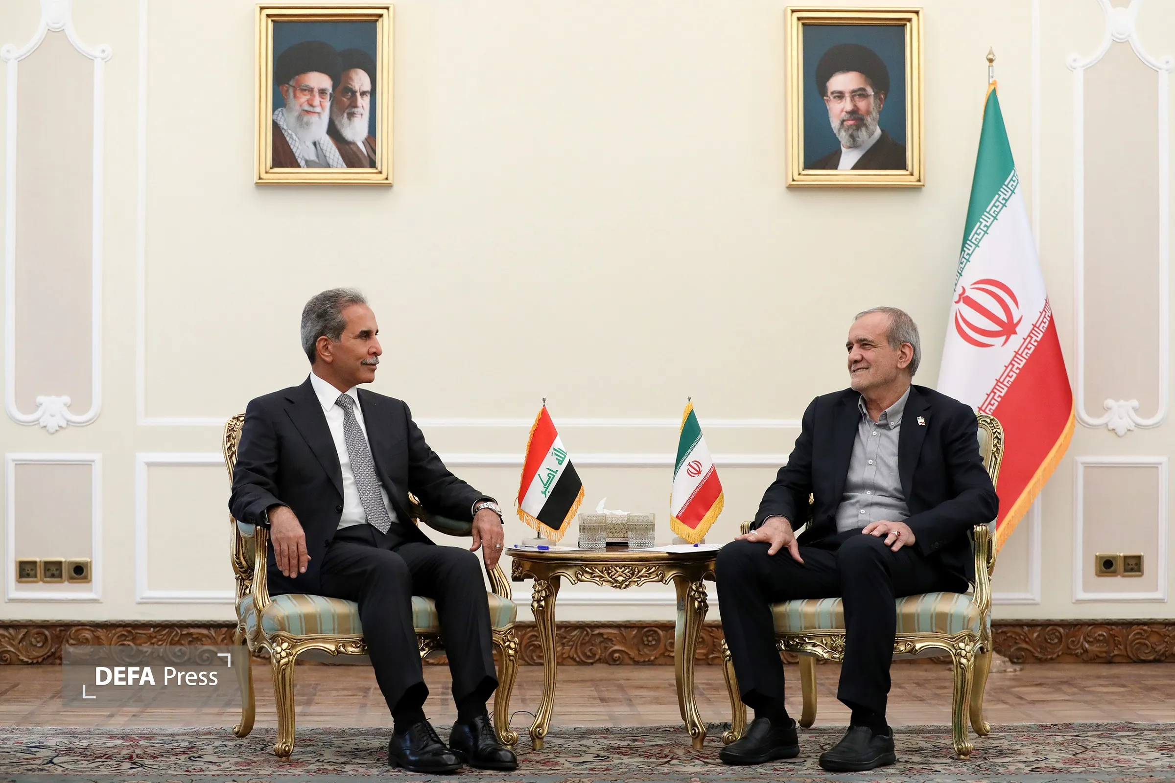 دیدار پزشکیان و فائق زیدان
