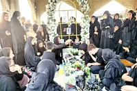 جشن تولد شهید «ایلیا خاتمی» در گلزار شهدای لامرد برگزار شد