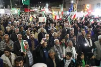 فیلم/ موج خروشان ایلامی‌ها در قرار ۵۶ دفاع از انقلاب