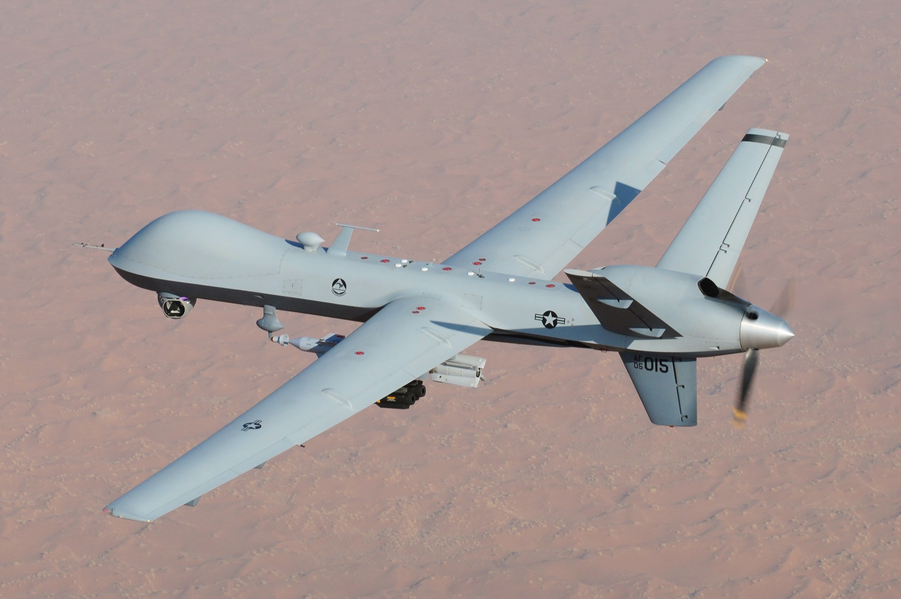 MQ9 Drone Destroyed in Hormozgan Sky