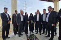غبارروبی گلزار شهدای خان‌احمد باشت توسط استاندار کهگیلویه و بویراحمد
