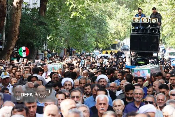 تشییع پیکر مطهر ۲ شهید مدافع امنیت در ساری+ تصاویر تشییع پیکر مطهر ۲ شهید مدافع امنیت در ساری+ تصاویر