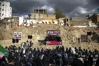 فیلم/ یادبود شهدای جنگ رمضان در مقتل الشهدای شریعتی کرمانشاه