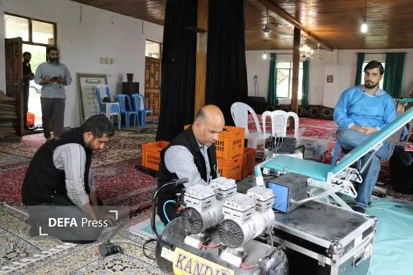 برگزاری اردوی جهادی در روستای سفیدآب تنکابن