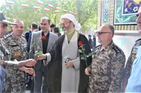 تصاویر/ گلباران مزار شهدای عملیات بیت المقدس در قم