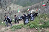 تصاویر/ مراسم معنوی و باشکوه دومین سالگرد شهدای خدمت در ورزقان