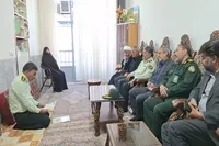 دیدار سرهنگ پاداش با خانواده شهیدان «برزگرپور»، «نعمتی» و «کاکویی‌نژاد»+ تصاویر