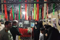 نمایشگاه «اسوه بسیج» در میدان شهدای ذهاب رشت افتتاح شد