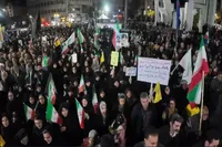 تصاویر/ ایلام؛ صحنه چهل‌وششمین خیزش مردمی در حمایت از رهبری