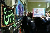 تصاویر/ وداع زنجانی‌ها با پیکر شهید «آسیبابی»