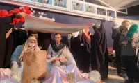 فیلم/ مراسم عقد شهدایی