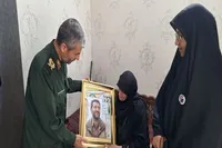 دیدار سردار مطهری با خانواده شهید «علیرضا دوست محمدی»+ تصاویر