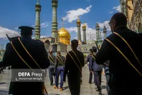 عزاداری خادمان حرم در سالروز شهادت امام جواد(ع) - قم