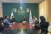 نشست دکتر هاشمی با مدیرکل کانون پرورش فکری کودکان و نوجوانان خراسان جنوبی