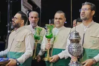 حضور خادمیاران کانون خدمت رضوی منطقه سه تهران در جشن زوج‌های جان فدا