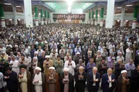 نماز عید سعید قربان در حرم حضرت معصومه (س)