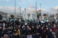 تصاویر/ حضور حماسی و انقلابی مردم ایلام در مراسم سال نو