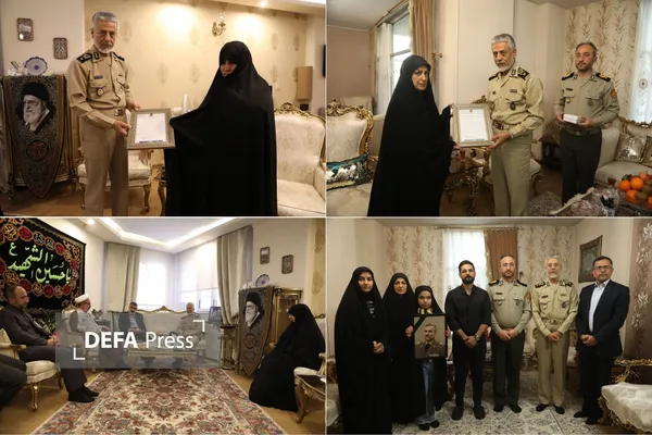 دیدار دریادار سیاری با خانواده شهدا