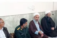 دیدار فرماندار زبرخان با خانواده پاسدار شهید «غلامعلی شاهین»