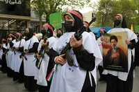 تصاویر/ رزمایش اقتدار جان‌فدایان اردبیل در بیعت با امام هشتم شیعیان
