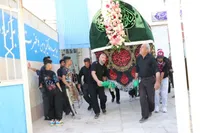 تصاویر/ آیین کهن نخل گردانی و هیئت عزاداری شهرک احتشامیه اراک