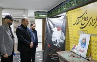 فیلم/ بازدید معاون فرهنگی و آموزشی بنیاد شهید و امور ایثارگران از خبرگزاری دفاع مقدس
