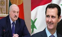 لوکاشنکو سالروز استقلال سوریه را به بشار اسد تبریک گفت