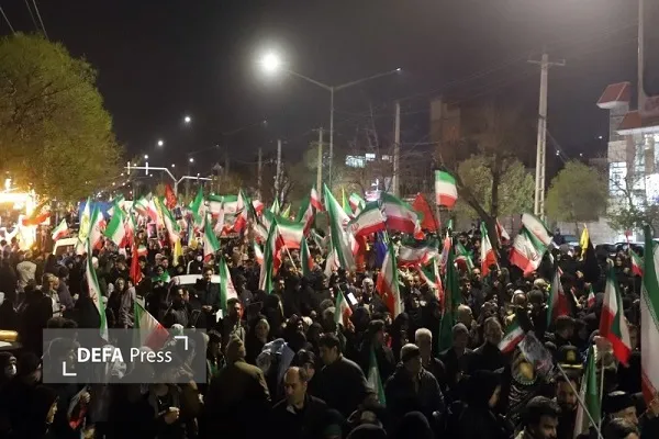 برگزاری تجمع شبانه در کرمانشاه