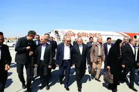 وزرای «جهاد کشاورزی»، «میراث فرهنگی، گردشگری و صنایع دستی» و «رییس سازمان صدا و سیما» وارد تبریز شدند 