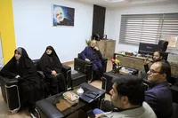حضور معاون فرهنگی بنیاد شهید در خبرگزاری دفاع مقدس به‌مناسبت سالگرد شهادت فرشته باقری