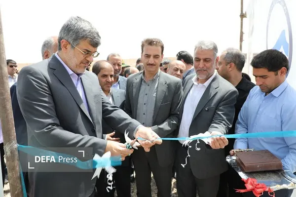 مخزن ۵ هزار مترمکعبی بهاباد به بهره برداری رسید