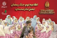 اطلاعیه دوم  جنگ رمضان بخش تئاتر صحنه‌ای جشنواره مقاومت